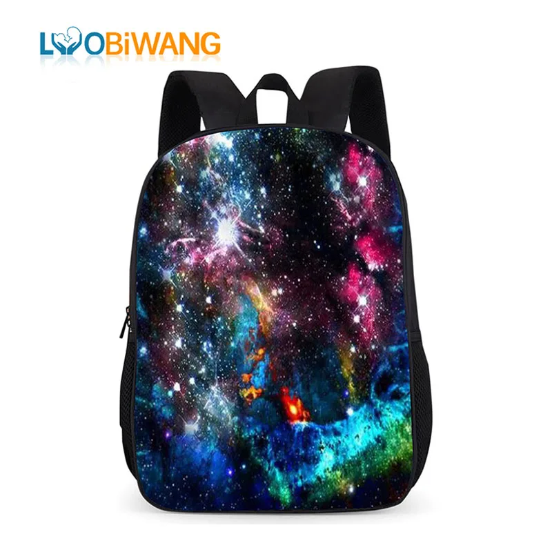 LUOBIWANG Galaxy Star Universe Space Печатный школьный рюкзак для подростков девочек мальчиков школьные сумки Звездная ночь школьные сумки для женщин