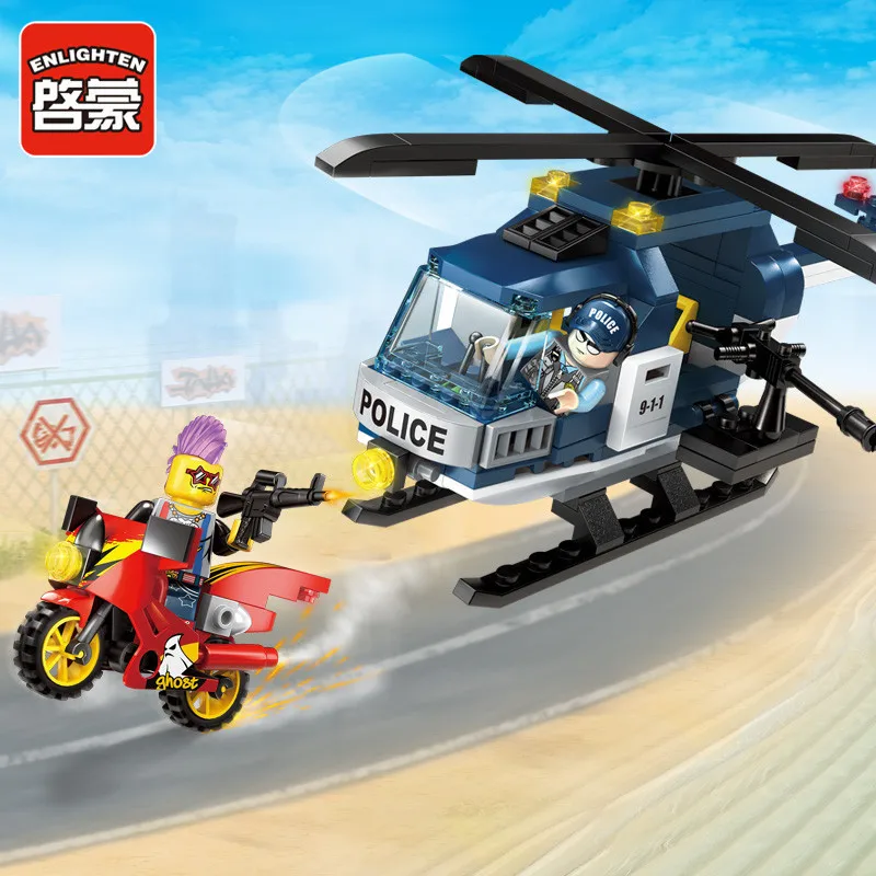 Enlighten модели Здание игрушка Совместимость с LEGO Лего Legos Конструктор E1905 157 блок