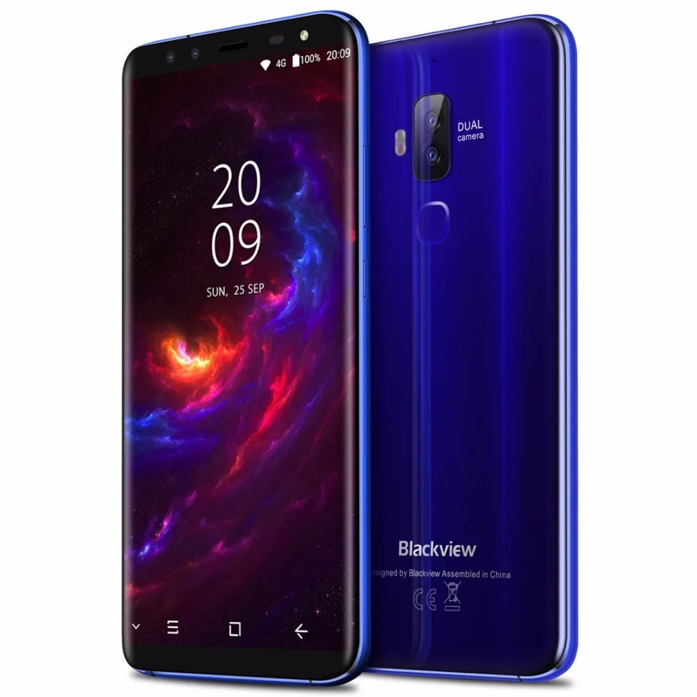 Blackview S8 4 Гб + 64 двойная задняя камера две фронтальные камеры Идентификация