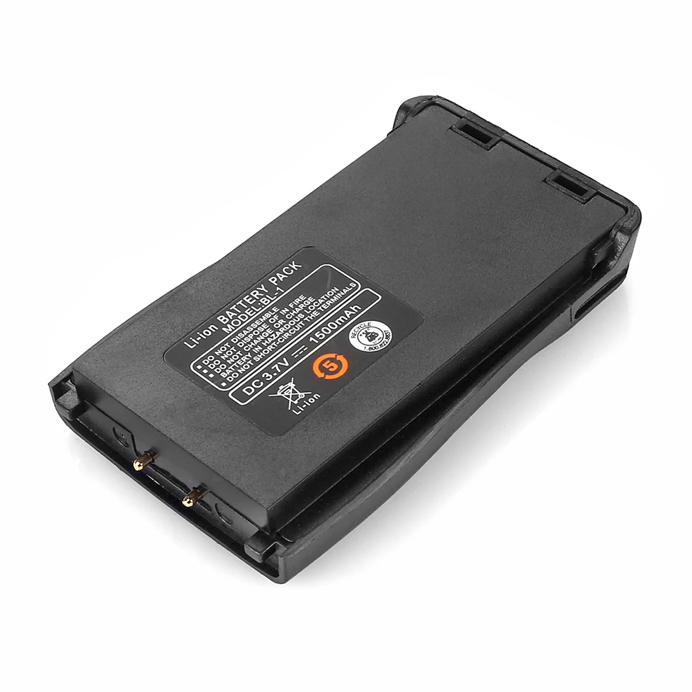 Оригинальный черный литий ионный аккумулятор 3 7 V 1500 mAh для Baofeng BF 888s Ham