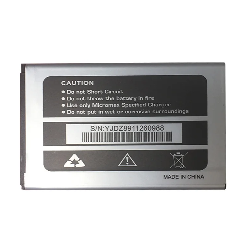1 шт. 100% Высокое качество Для Micromax Q334 3 7 V 1800mAh запасная батарея для мобильного