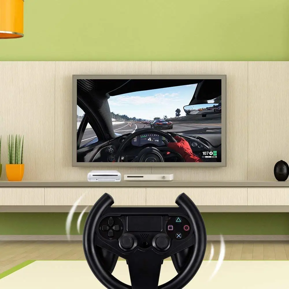 Cleswe For PS4 Gaming Racing Wheel GD19 Steering Gamepad Controller Grip for Sony Playstation 4 | Электроника