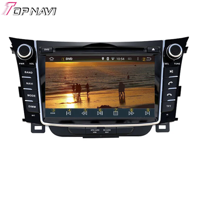 Topnavi 7 ''Восьмиядерный 4 Гб ОЗУ Android 6 0 Автомобильный видеоплеер Авто аудио DVD ПК