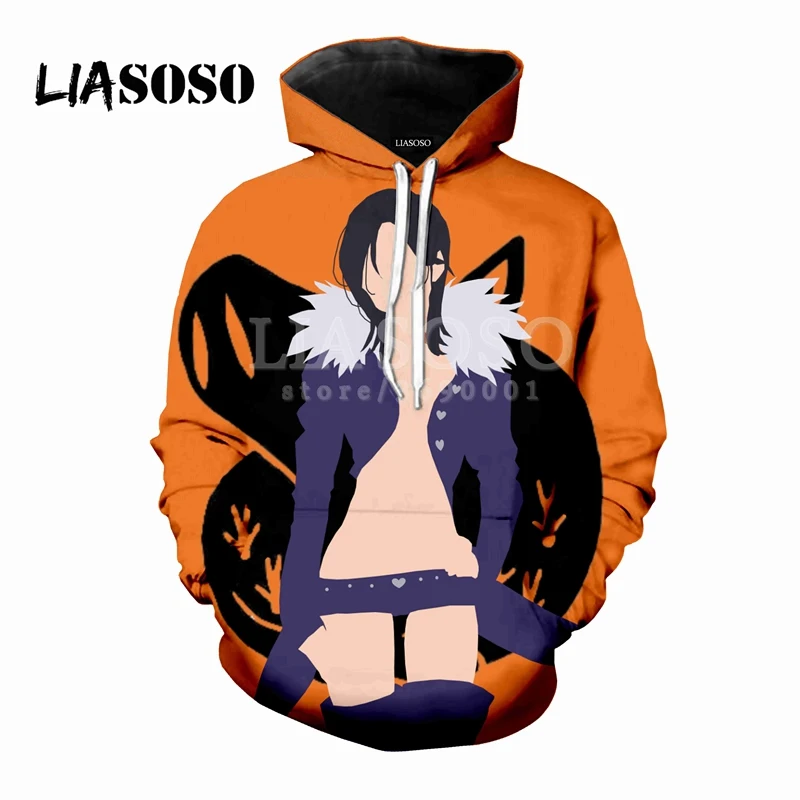 10 LIASOSO,, Seven Deadly Sins nanatsu no taizai, 3D принт, для женщин и мужчин, толстовки с капюшоном, свитера, пуловеры, Харадзюку, хип-хоп, X0546 - Цвет: 10