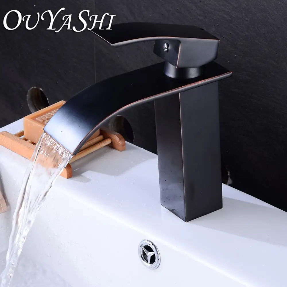 OUYASHI смеситель для ванной комнаты на бортике с одной ручкой одним отверстием