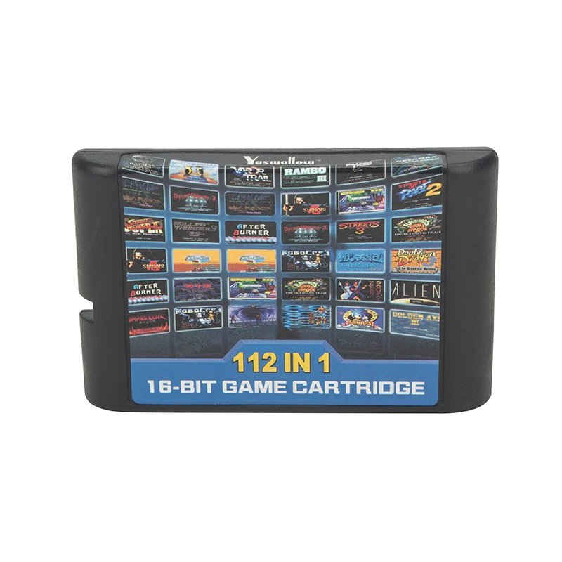 112 in 1 Game Cartridge 16 bit Card For Sega Mega Drive MD for Megadrive Genesis console Machine Tool | Инструменты