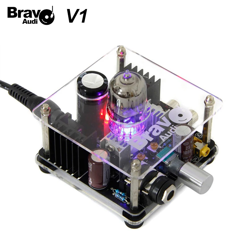 Усилитель для наушников Bravo Audio V1 класс A русская трубка EH 6922 усилитель аудио|bravo
