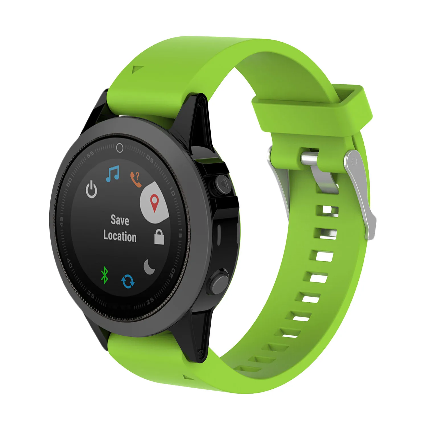 Gosear 20 мм замена силиконовые Quickfit браслет наручные ремешок из искусственной кожи