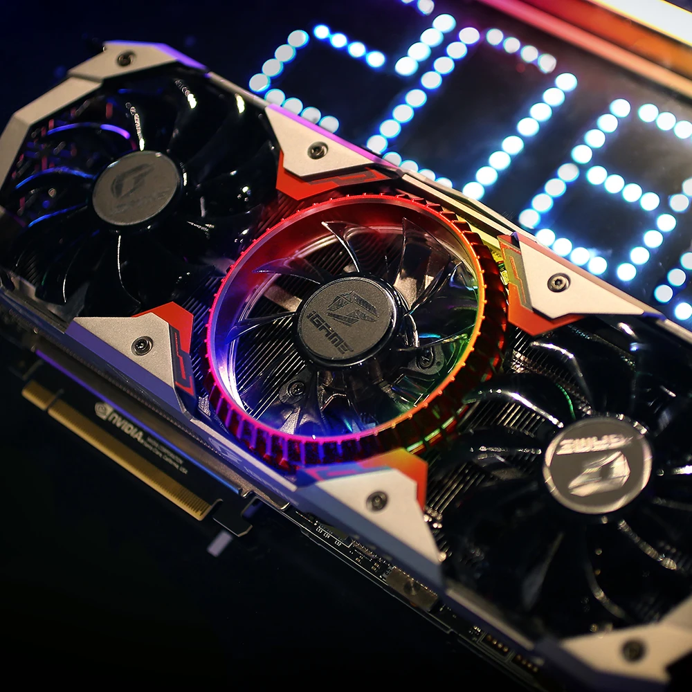 Красочная графическая карта GeForce RTX 2080 Advanced OC 256 Bit GDDR6 8G для Nvidia GPU игровая видеокарта GDDR6 8GB 6+ 8 pin