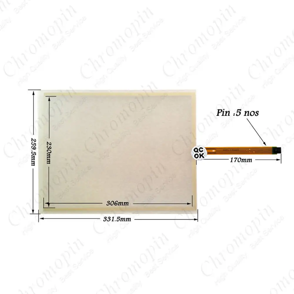 6AV6644-0CB01-2AX0 Touchscreen 6AV6 644-0CB01-2AX0 Touch Panel Glass with Overlay for MP377 15 Inch HMI | Компьютеры и офис
