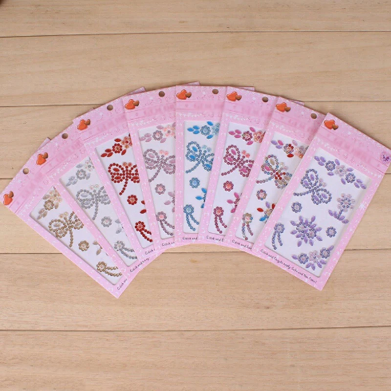 1 шт Случайные Кристальные наклейки алмазные драгоценные камни Наклейка