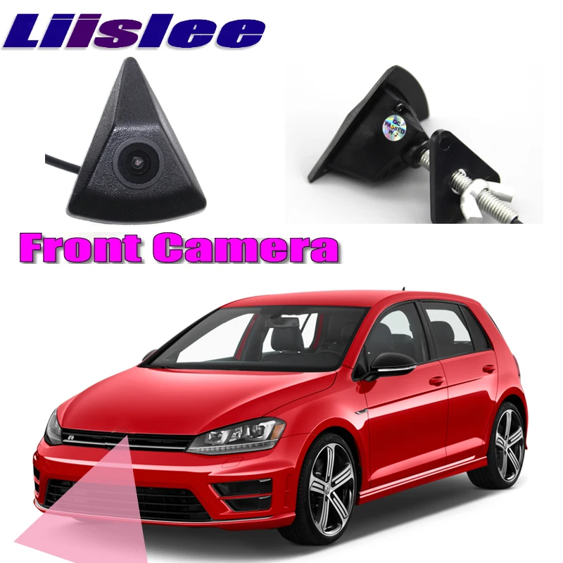 Передняя Автомобильная камера LiisLee с логотипом передняя решетка для Volkswagen VW Golf MK7