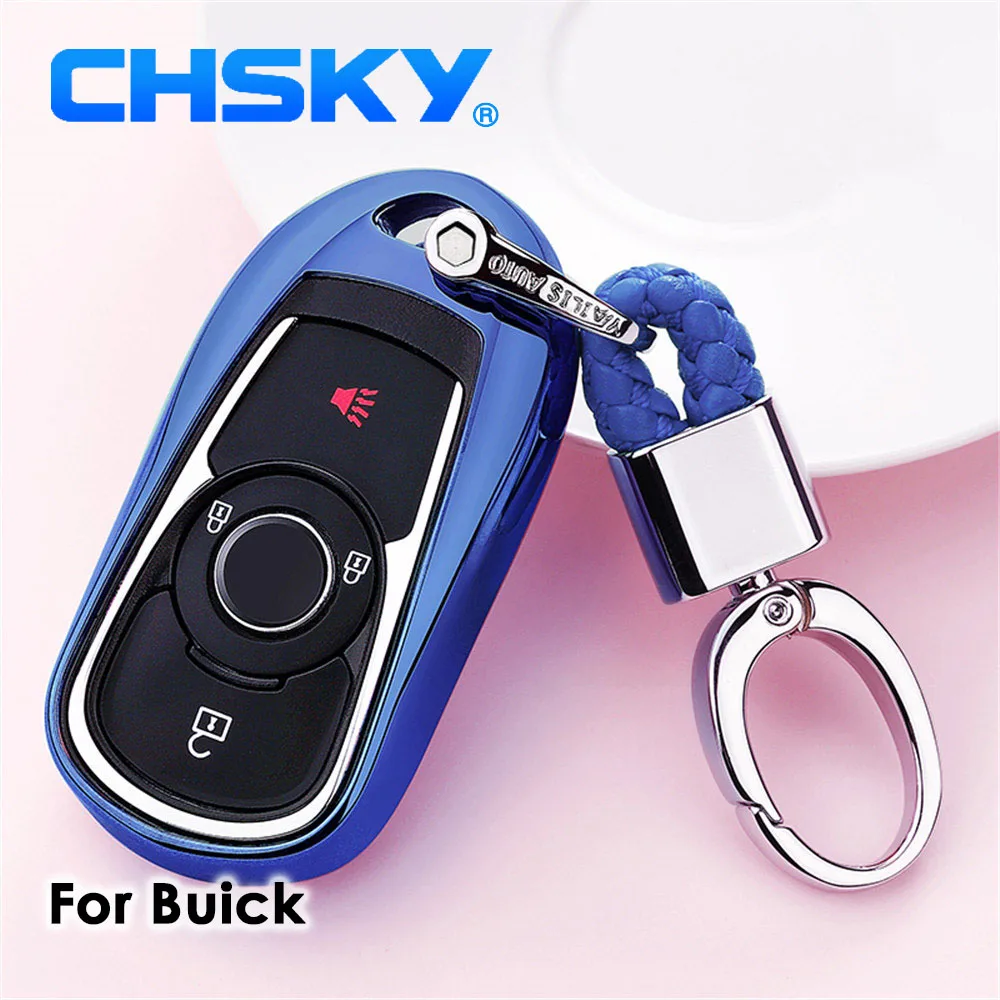 CHSKY автомобильный Стайлинг ТПУ чехол для ключей корпус брелок Buick ENCORE ENVISION LACROSSE