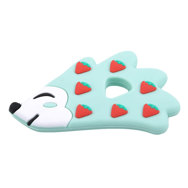Мультяшный милый ежик Прорезыватель для зубов Детская Игрушка прорезыватель
