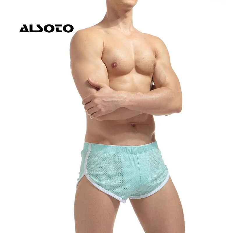 ALSOTO новинка мужские плавки для плавания пляжные шорты Sunga дышащие быстросохнущие