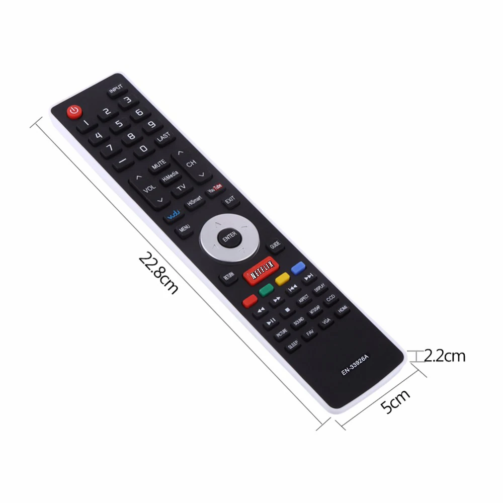 EN 33926A сменный пульт дистанционного управления для Hisense smart TV LED HD HiSmart YouTube 433 МГц