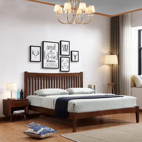 Домашняя кровать мебель для спальни домашняя Скандинавская простая современная