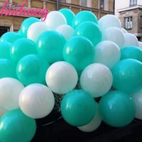 20pcs mint green balloons or white latex balloon 10inch tiffany blue party supplies wedding decoration birthday party toy