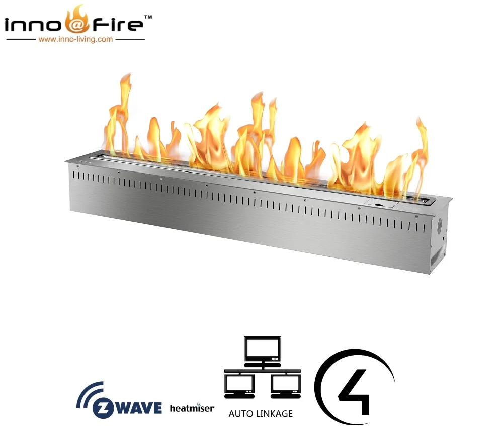 On sale 60 inch linear fireplace electronic ethanol burner with remote control | Обустройство дома