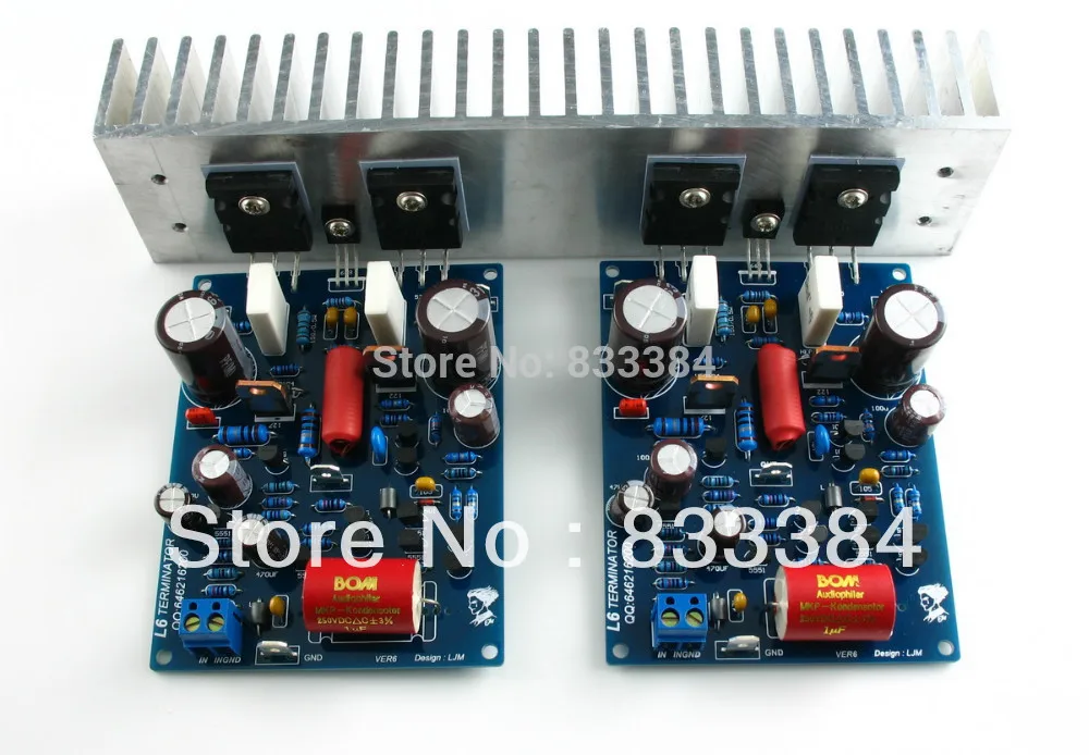 Комплект усилителя мощности LJM L6 комплект DIY Бесплатная доставка|kit amp|kit kitskit amplifier