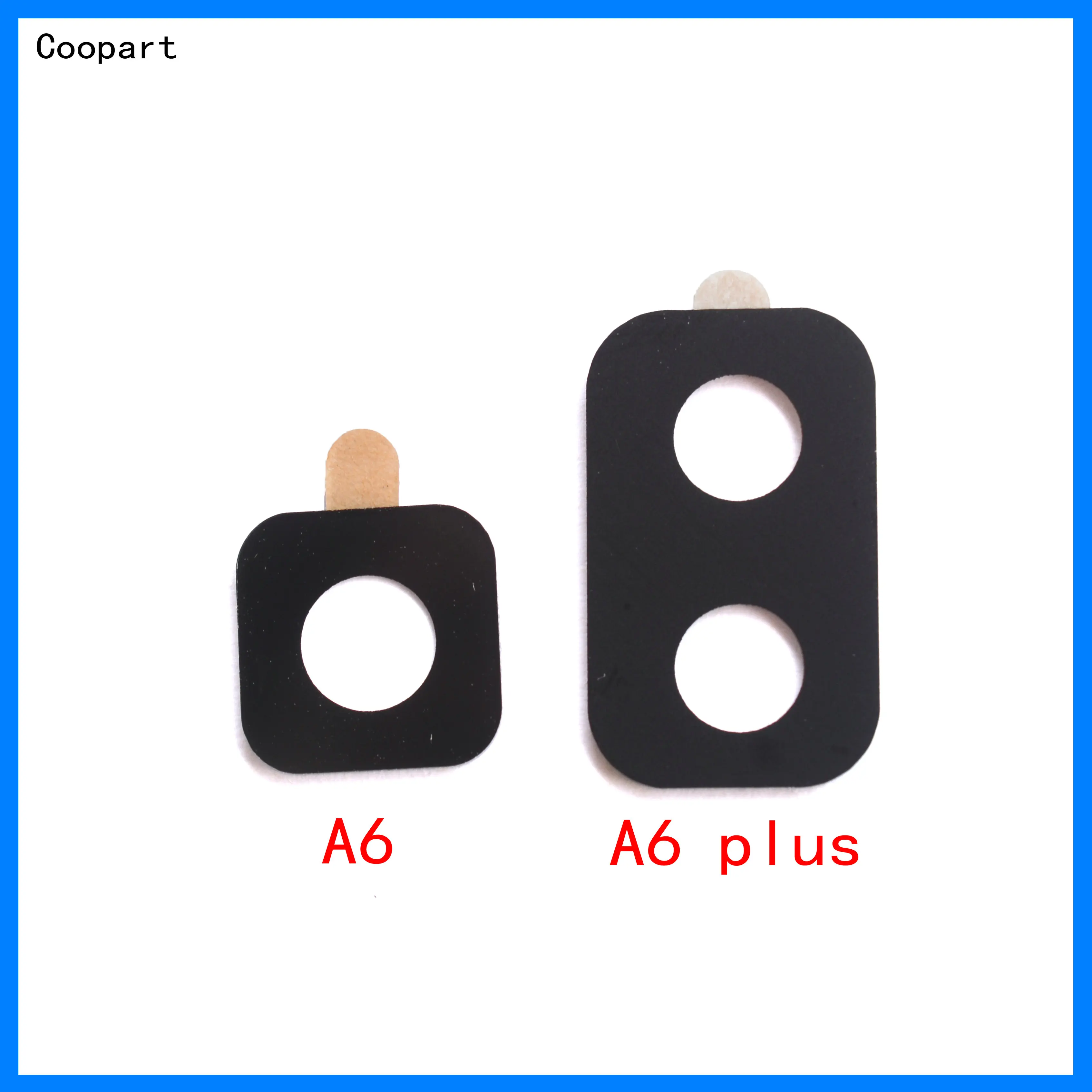 2 шт./партия Coopart новая задняя камера Объектив Стекло Замена для samsung Galaxy A6/A6 plus/A6+() Высокое качество