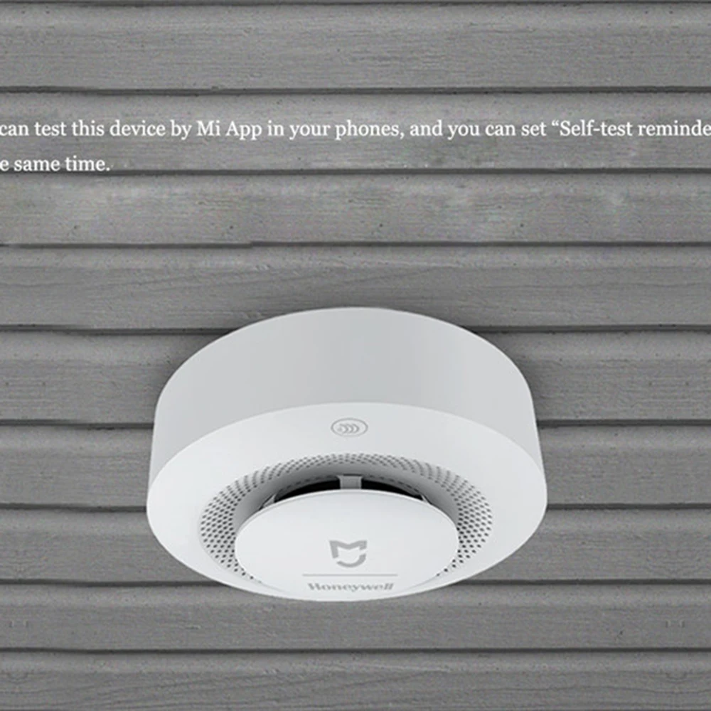 Xiaomi Fire Alarm Detector Audible and Visual Work with Gateway Smoke Mijia Remote Control For Smart Home | Электроника