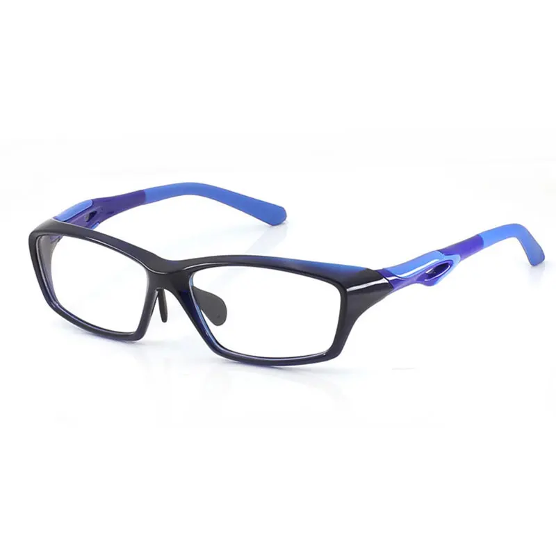 Toptical TR90 очки, оправа для мужчин, полная оправа, модные очки для баскетбола, близорукость, очки, ультра-светильник - Цвет оправы: Синий