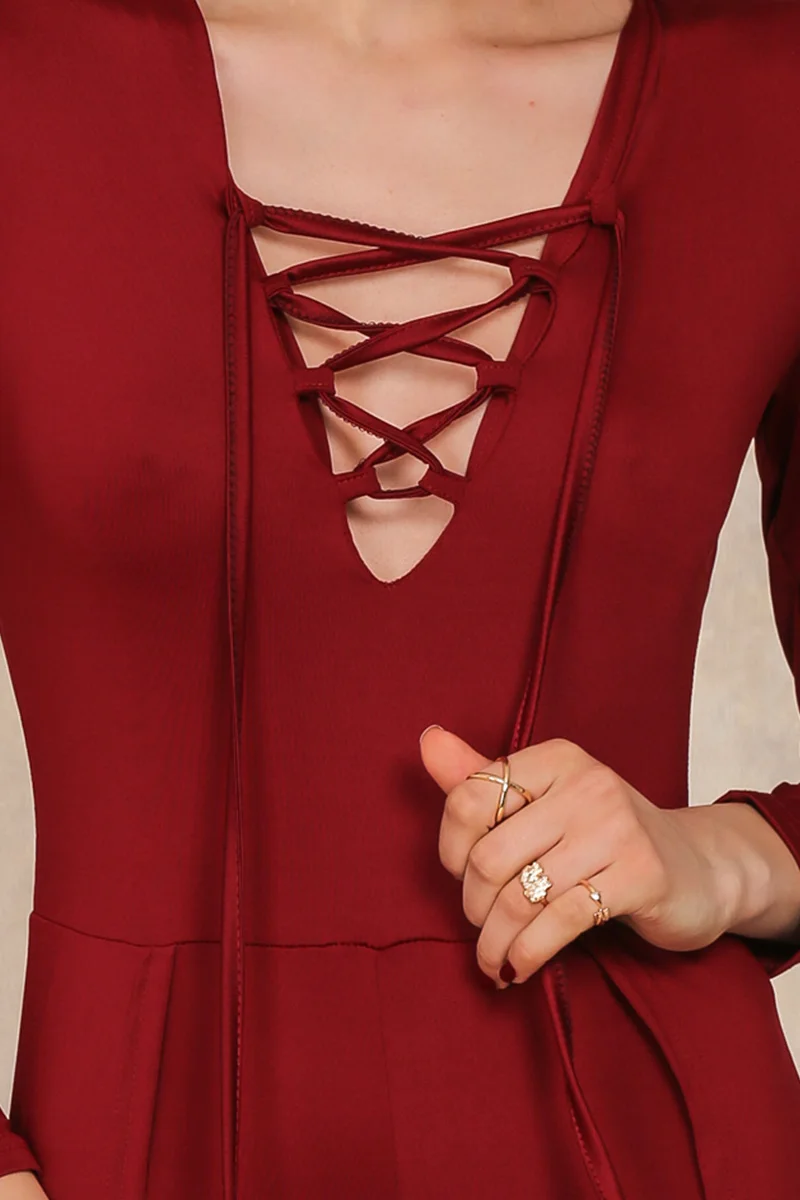 2016 Модный женский комбинезон со шнуровкой с вырезами v-образным вырезом макси |