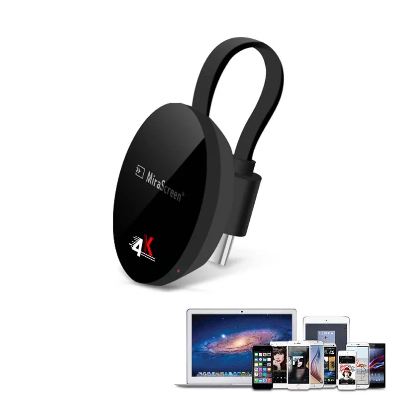 Mirascreen G7 plus беспроводной 4K UHD 2 4G H.265 зеркальное отображение Android Miracast Airplay DLNA WiFi