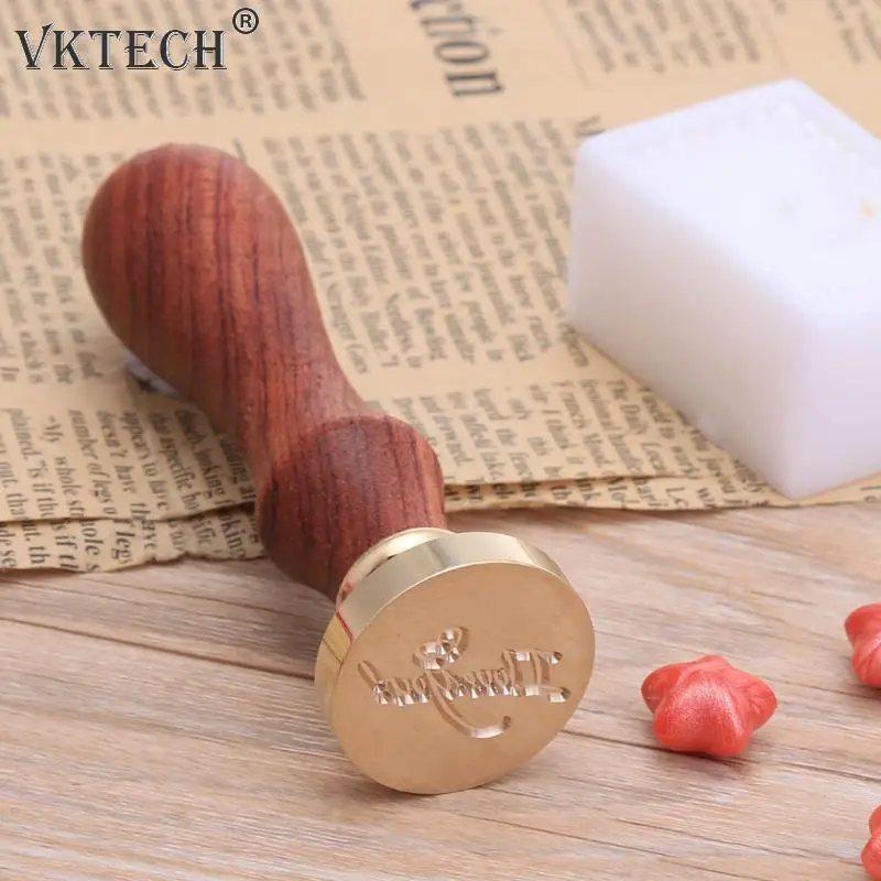 Серия Love ретро печать на воске бусины деревянная ручка штамповка DIY конверты для