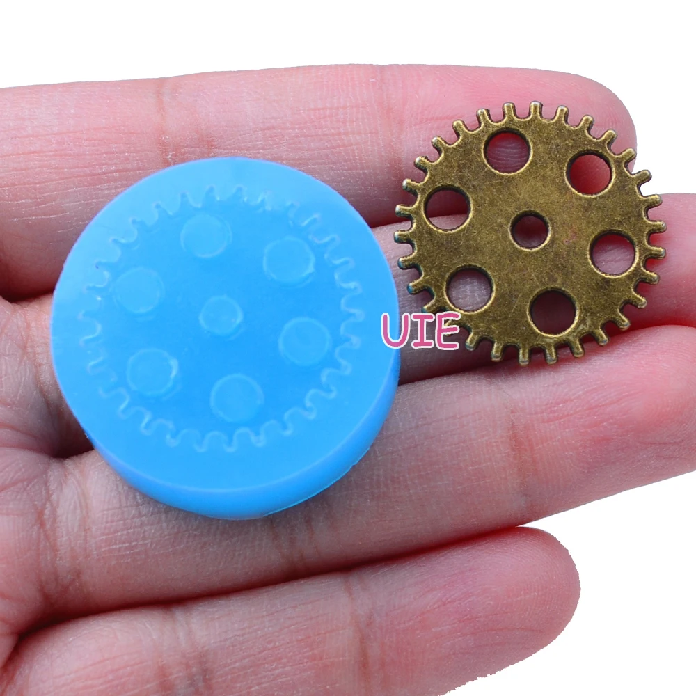 Силиконовая форма ST004U Gears в стиле стимпанк 25 мм|silicone mold|mold foodfood mold |