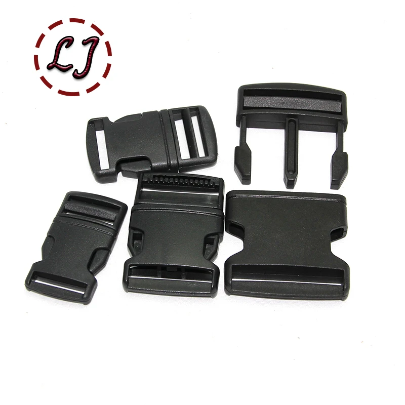 

Hot sale Webbing Dual Adjustable Arched Buckle for Luggage Hiking Camping Bags backpack buckles black white 25mm/32mm/36mm/50mm