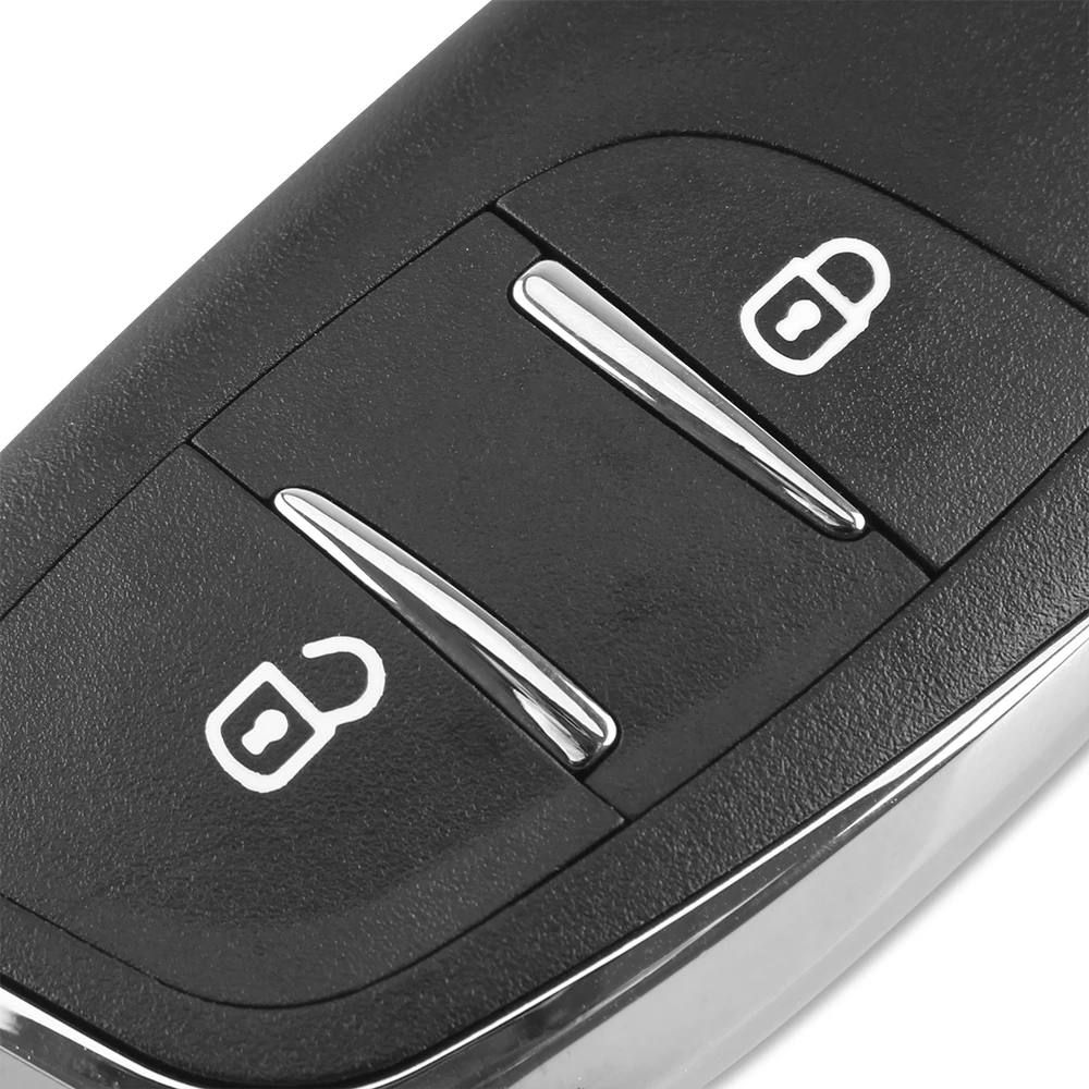 Чехол для ключей KEYYOU для peugeot 107 207 307 307S 308 407 607 2 кнопки модифицированный откидной складной чехол для дистанционного ключа CE0536