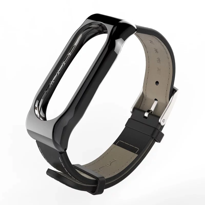 Ремешок Mijobs из искусственной кожи Miband 2 ремешок mi band на запястье умный браслет