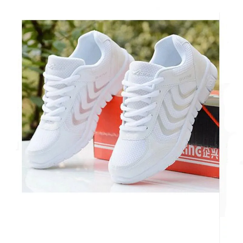 Женская обувь sneakers2019; модная обувь zapatos leopardo mujer; Легкая сетчатая обувь в стиле Оман; обувь на платформе; женские дизайнерские кроссовки; обувь на шнуровке