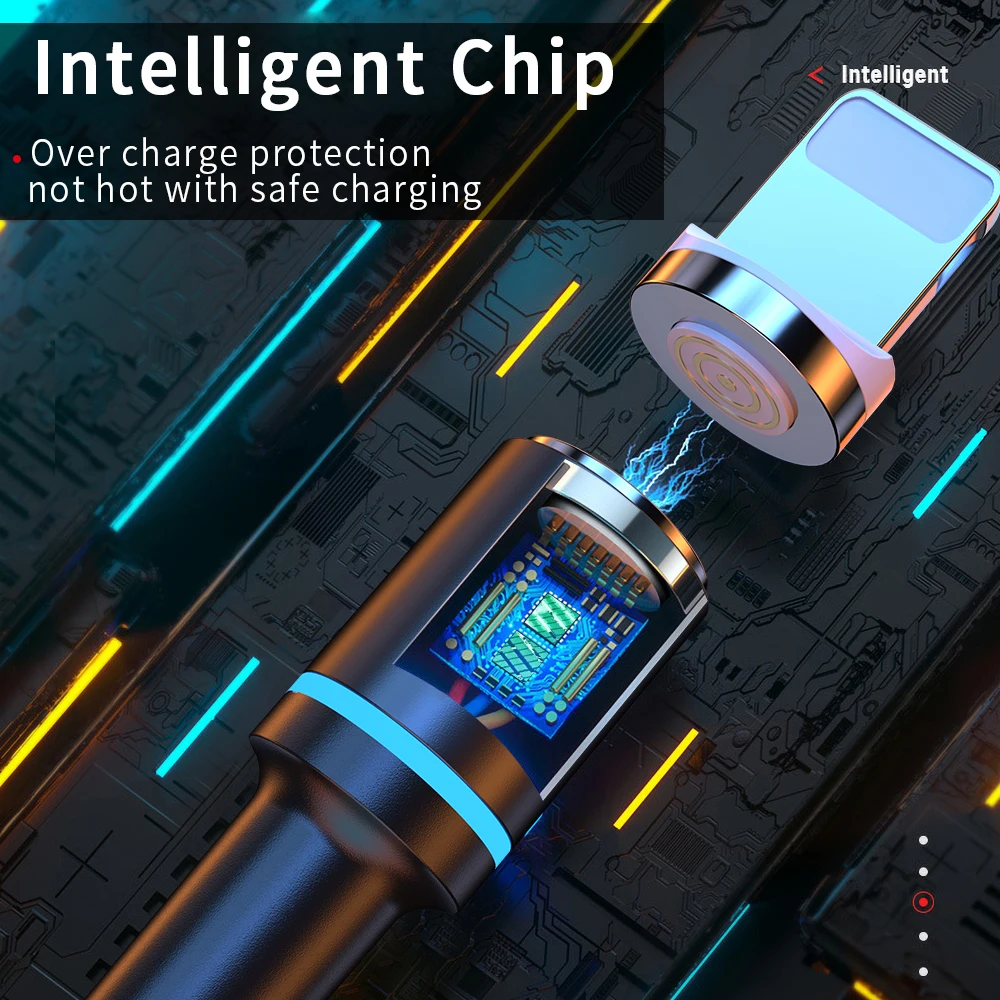 Магнитный кабель MOOJECAL Micro usb type C адаптер быстрой зарядки для iphone samsung телефон