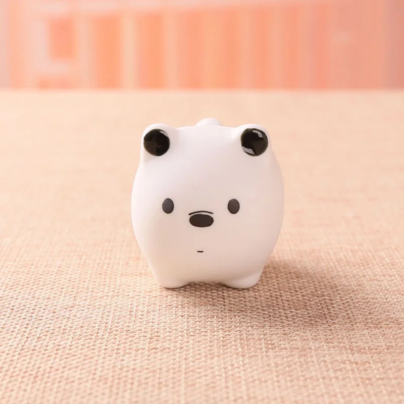 white adorable bear 6 стилей умный горшок для растений тамагочи цветочные горшки суккулент милый медведь Керамический Мини-горшок для растений бонсай мультфильм Cachepot Орхидея - Цвет: white adorable bear