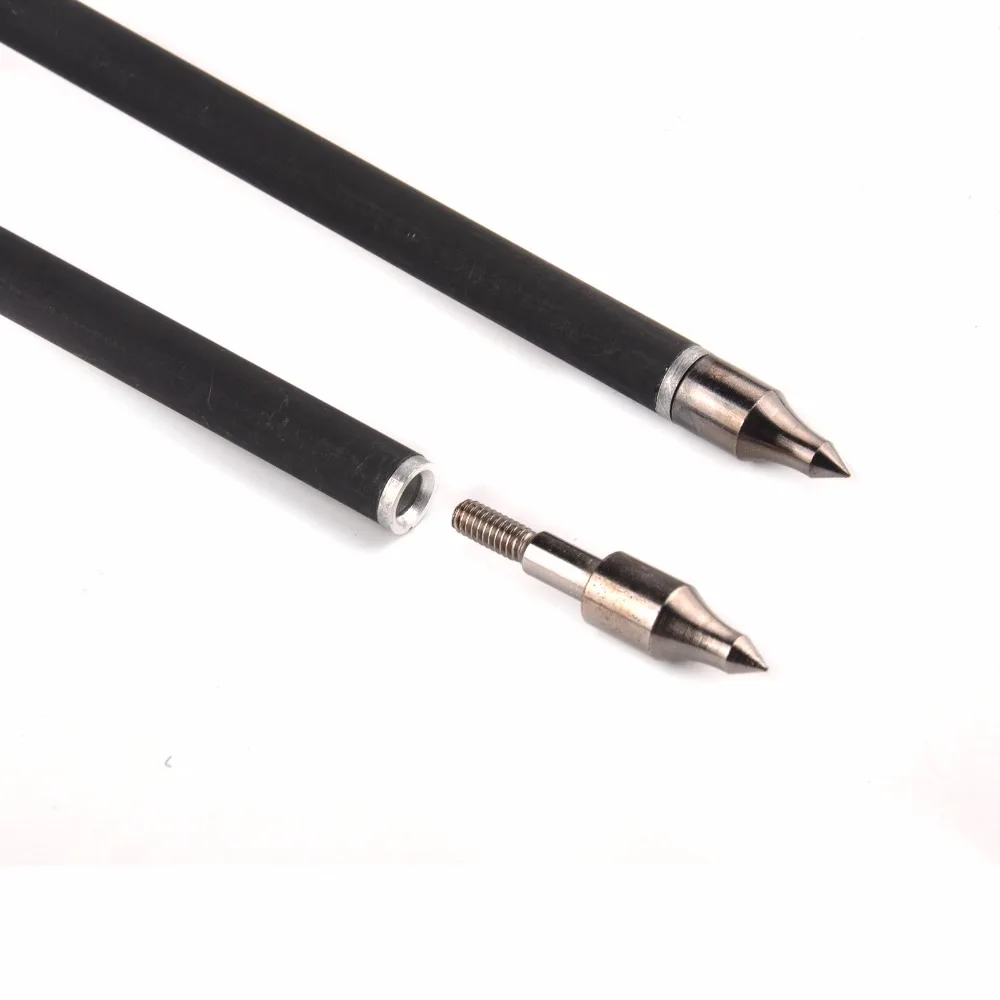 20 дюймов арбалет углеродная стрела диаметром 8 мм 125 зерно для стрельбы из