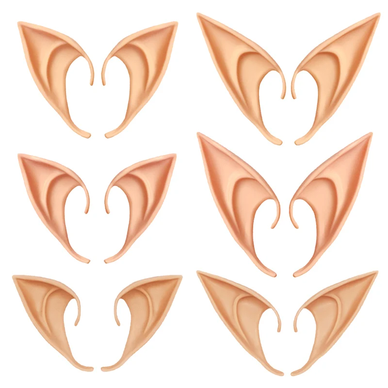 1 Pair Latex Elf Ears Party Props Gift Halloween Costume Supplies @88 LXX9 | New Headwear