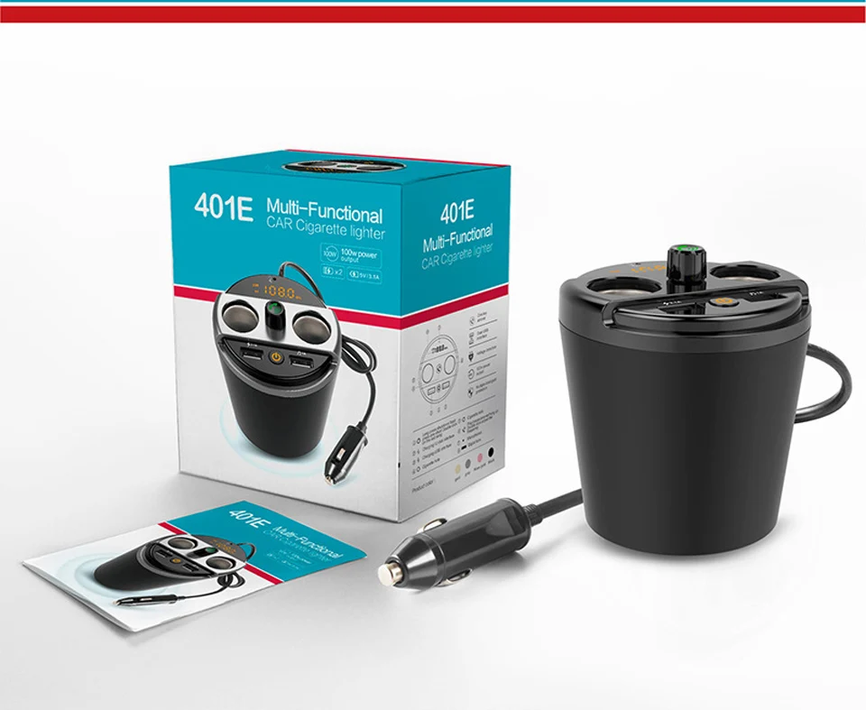 Автомобильный Bluetooth fm-передатчик Handsfree автомобильный комплект Музыка MP3 аудио плеер подстаканник 2 прикуривателя 2 Переходник USB для зарядки в машине