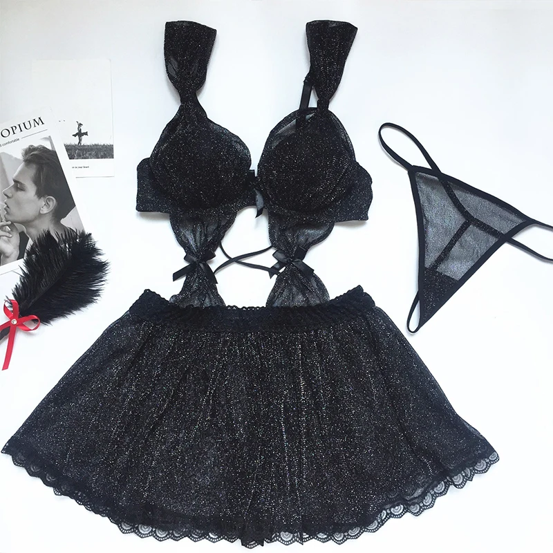 Kakaforsa женское сексуальное нижнее белье Ночная рубашка горячее ночное Babydoll халат