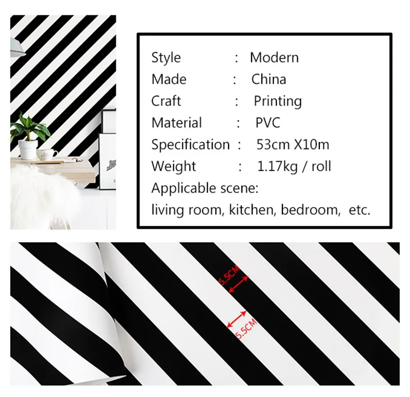 

3D Embossed Black Wallpaper Modern Luxury 3d Striped Wall Paper Washable kitchen Waterproof Wall Papers Decor Wall Covering Wall