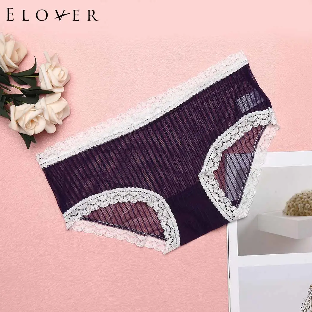 Elover сексуальное нижнее белье бикини лоскутные низкие сексуальные кружевные с