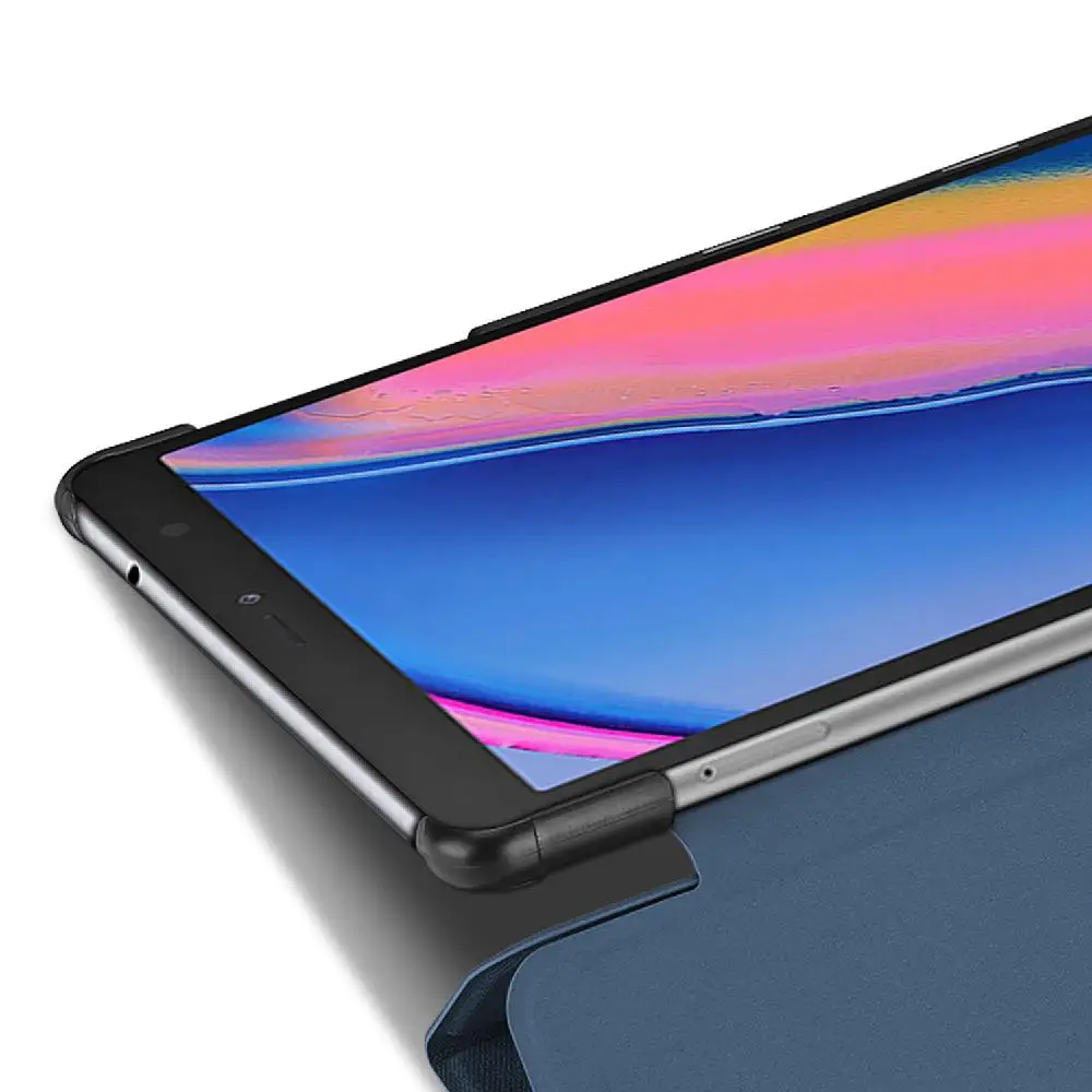 DUX DUCIS для samsung TAB A 8,0 P200-P205 из искусственной кожи чехол анти-падение Защитная подставка с карандашом держатель функция сна r60