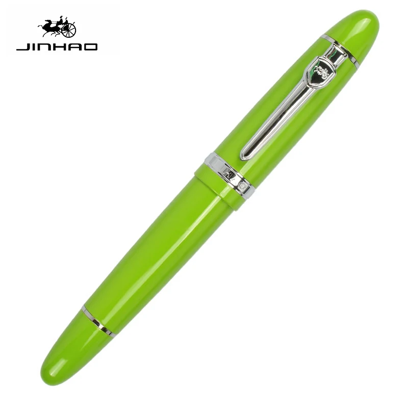 green Классическая Роскошная Шариковая ручка Jinhao 159, 0,7 мм, Ручка-роллер для подписи, ручка для руководителя, тяжелая ручка, деловые канцелярские принадлежности - Цвет: green