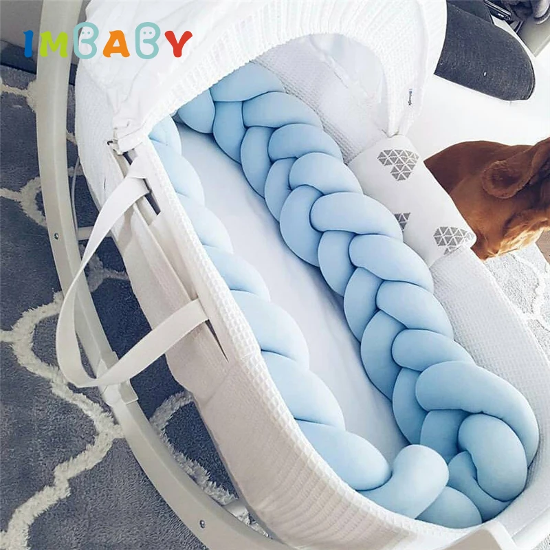 IMBABY 2 м/3 м новорожденная Детская кровать бампер детская кроватка боковая коса кровать Бамперы в кроватку для детской комнаты декор кроватка бампер коса для младенцев