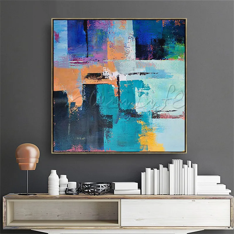 Ручная роспись холст Масляные картины дешевые большие современные абстрактные