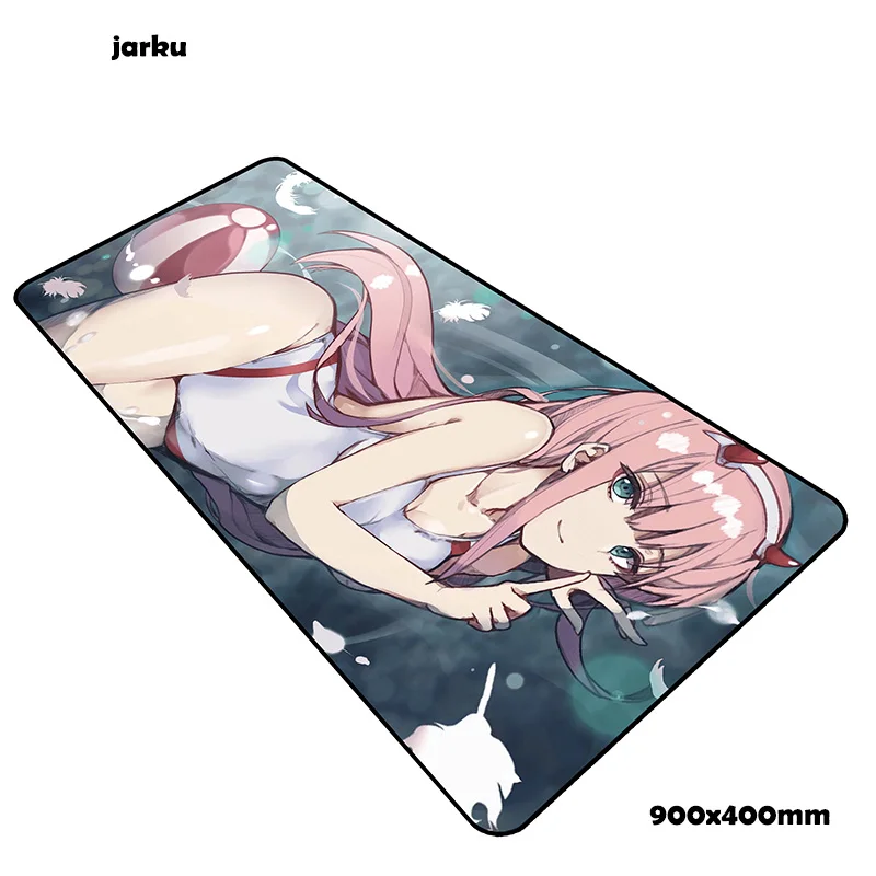 Коврик для мыши darling in the franxx padmouse 900x400x3 мм, игровой коврик для мыши в подарок, коврик для мыши для геймера, Настольный коврик высокого качества, коврик для мыши, ПК
