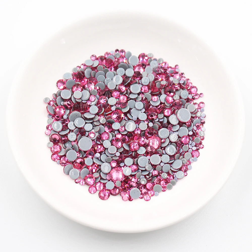 AAAAA SS20 1440pcs Shiny CrystalAB Smooth back Rhinestones Adhesive Bling Crystals Strass Hot Fix Rhinestones For Clothes Dress