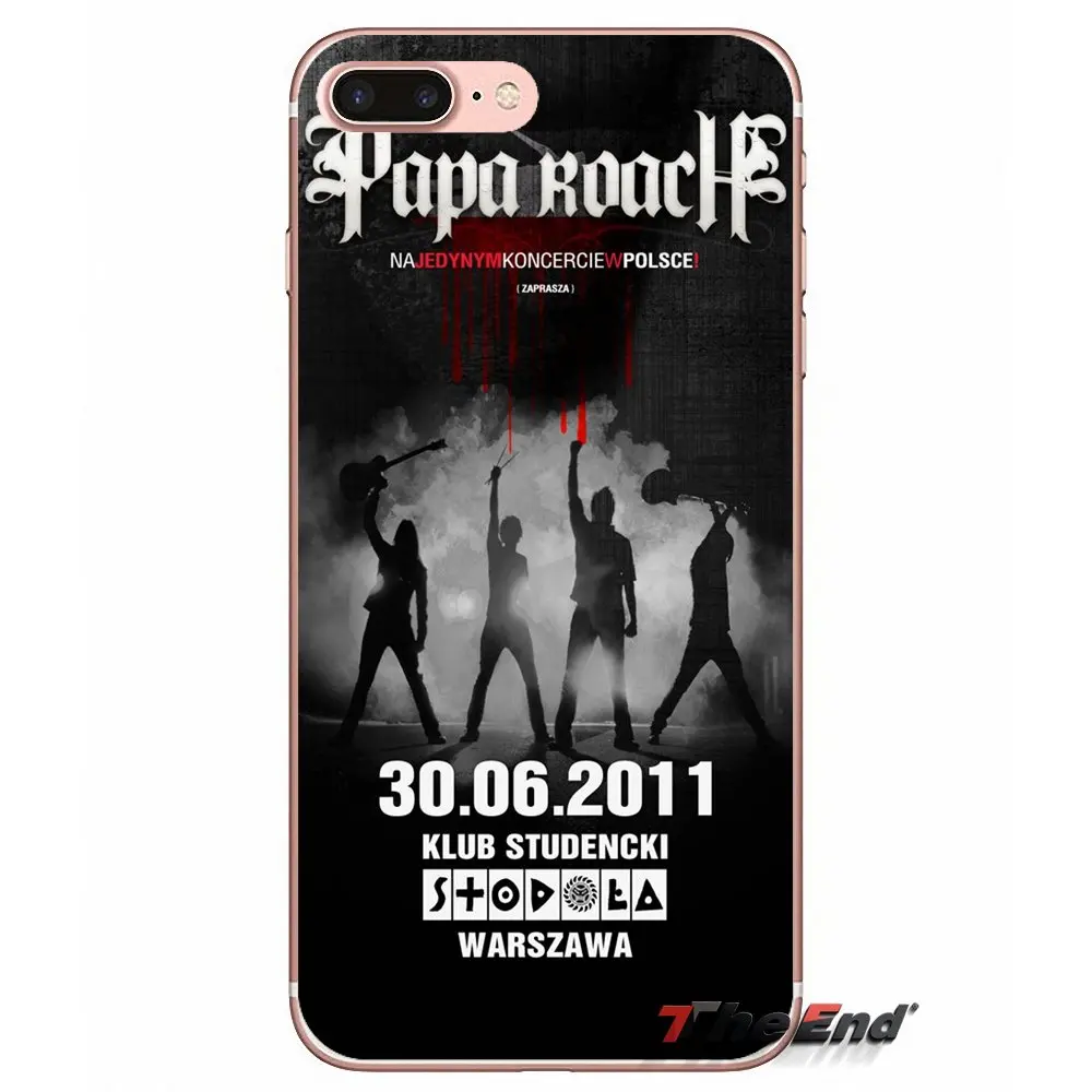 Для iPhone X 4 4S 5 5S 5C SE 6 6S 7 8 Plus Samsung Galaxy J1 J3 J5 J7 A3 A5 2016 2017 Papa Roach F. E.a.r. Альтернативный рэп
